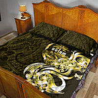 Amariyu Guam Chamorro Quilt Bed Set Guahan Seal Tattoo LT14 - Polynesian Pride