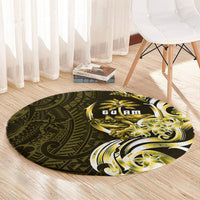 Amariyu Guam Chamorro Round Carpet Guahan Seal Tattoo LT14 - Polynesian Pride