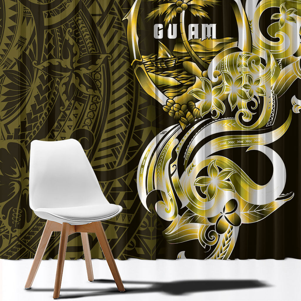 Amariyu Guam Chamorro Window Curtain Guahan Seal Tattoo LT14 - Polynesian Pride