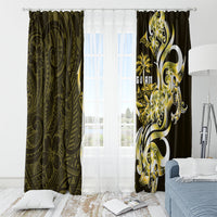 Amariyu Guam Chamorro Window Curtain Guahan Seal Tattoo LT14 - Polynesian Pride