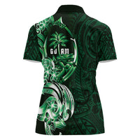 Betde Guam Chamorro Women Polo Shirt Guahan Seal Tattoo LT14 - Polynesian Pride