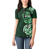 Betde Guam Chamorro Women Polo Shirt Guahan Seal Tattoo LT14 - Polynesian Pride