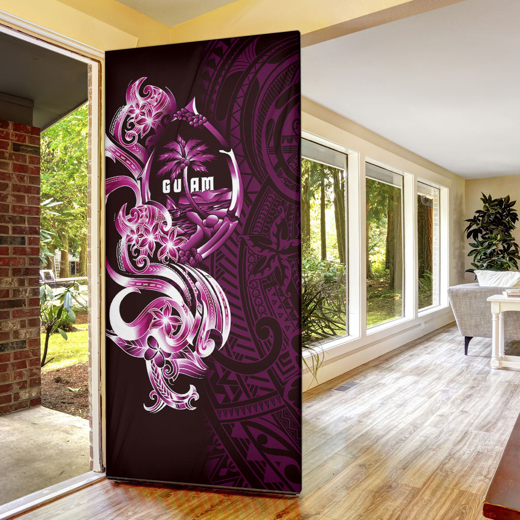 Kulot Di Rosa Guam Chamorro Door Cover Guahan Seal Tattoo LT14 - Polynesian Pride
