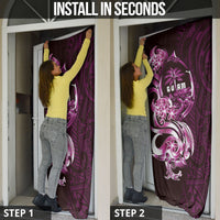 Kulot Di Rosa Guam Chamorro Door Cover Guahan Seal Tattoo LT14 - Polynesian Pride