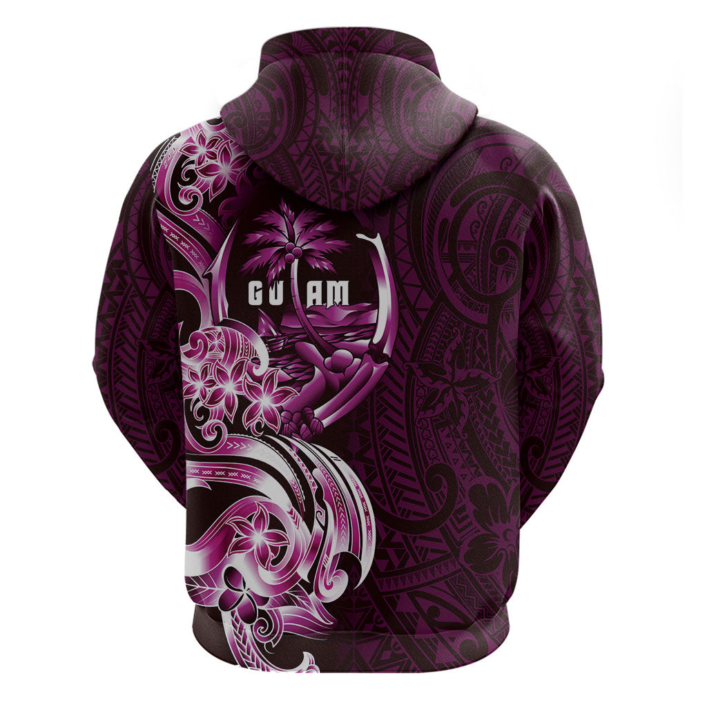 Kulot Di Rosa Guam Chamorro Hoodie Guahan Seal Tattoo LT14 - Polynesian Pride