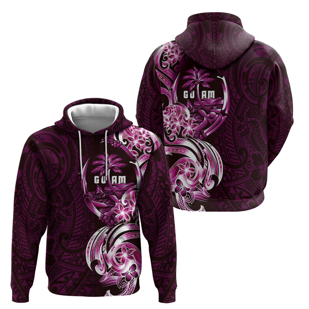 Kulot Di Rosa Guam Chamorro Hoodie Guahan Seal Tattoo LT14 - Polynesian Pride