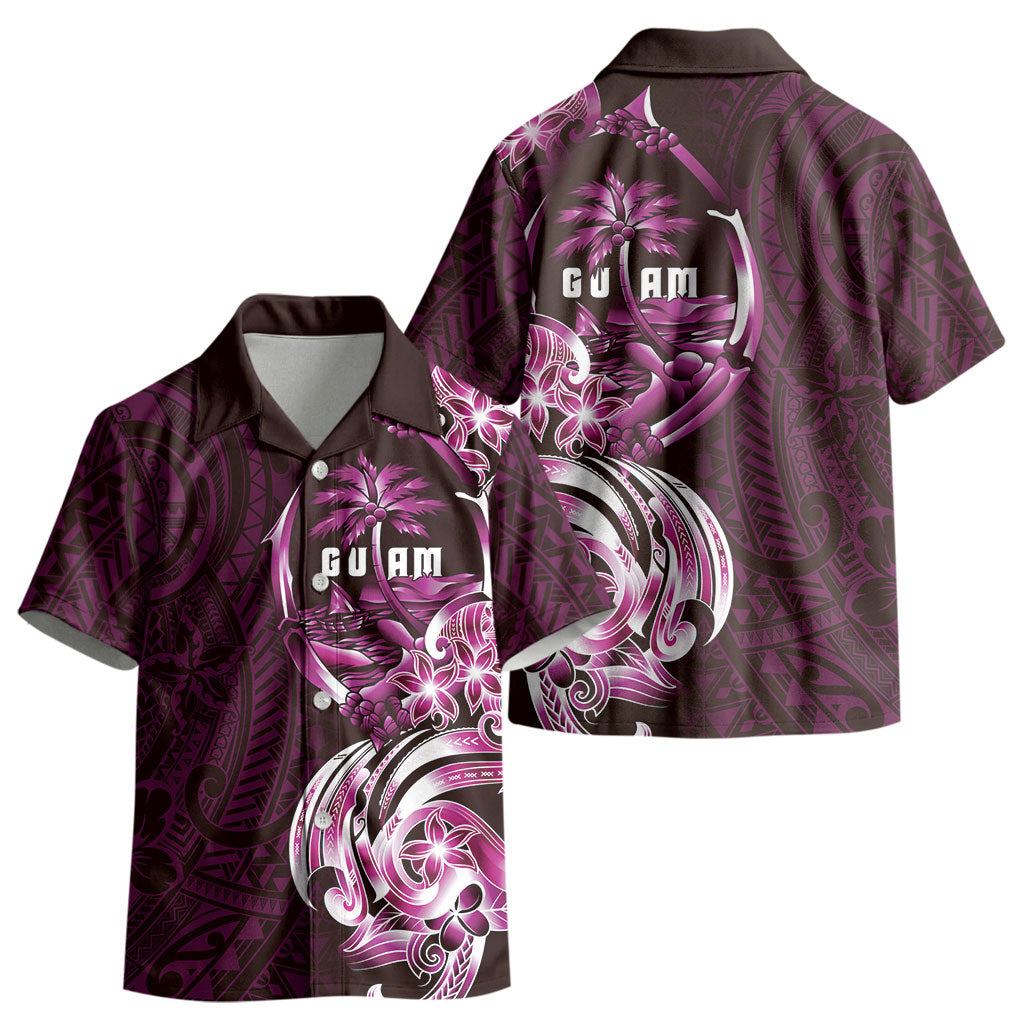 Kulot Di Rosa Guam Chamorro Kid Hawaiian Shirt Guahan Seal Tattoo LT14 - Polynesian Pride