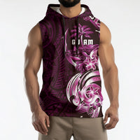Kulot Di Rosa Guam Chamorro Sleeveless Hoodie Guahan Seal Tattoo LT14 - Polynesian Pride
