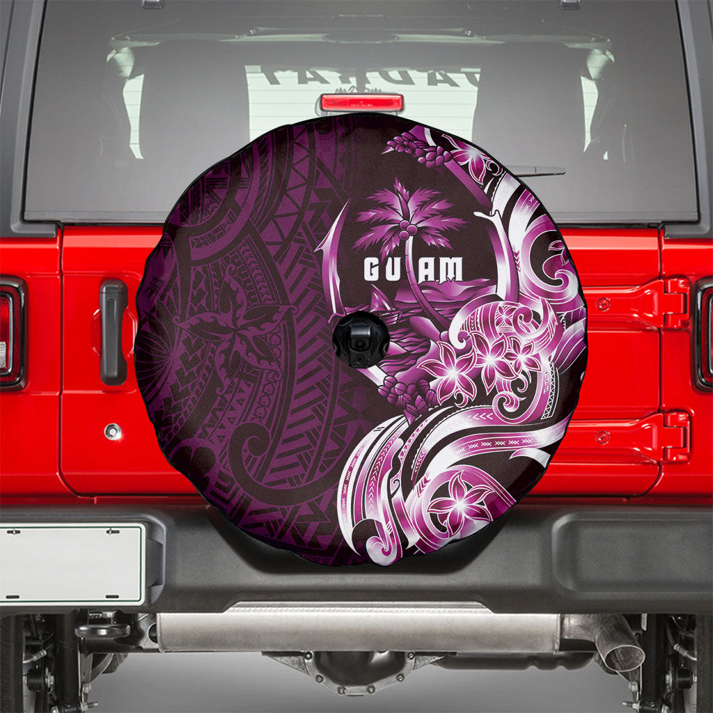 Kulot Di Rosa Guam Chamorro Spare Tire Cover Guahan Seal Tattoo LT14 - Polynesian Pride
