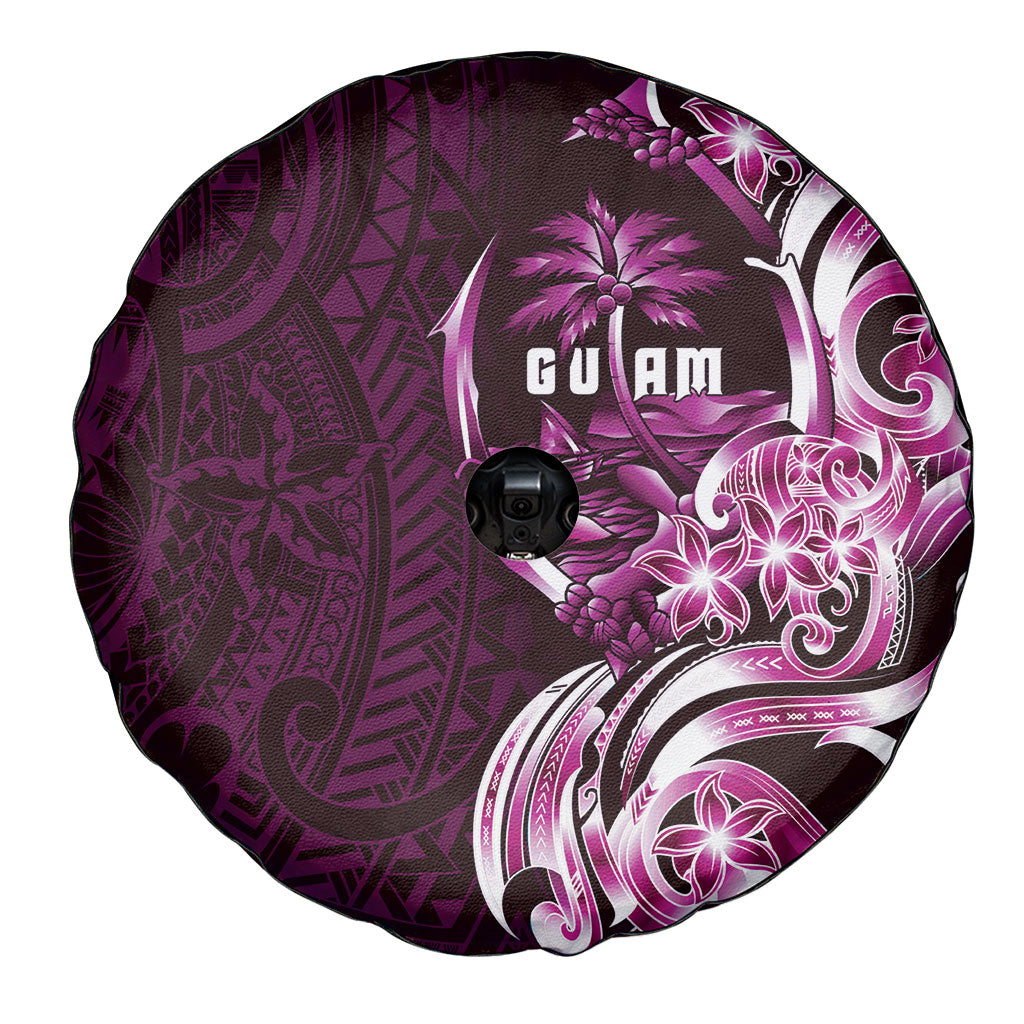 Kulot Di Rosa Guam Chamorro Spare Tire Cover Guahan Seal Tattoo LT14 - Polynesian Pride