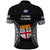 Fiji Rugby Polo Shirt 2023 Fijian Tapa Pattern World Cup Black LT14 - Polynesian Pride