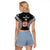 Custom Fiji Rugby Raglan Cropped T Shirt 2023 Fijian Tapa Pattern World Cup Black LT14 - Polynesian Pride