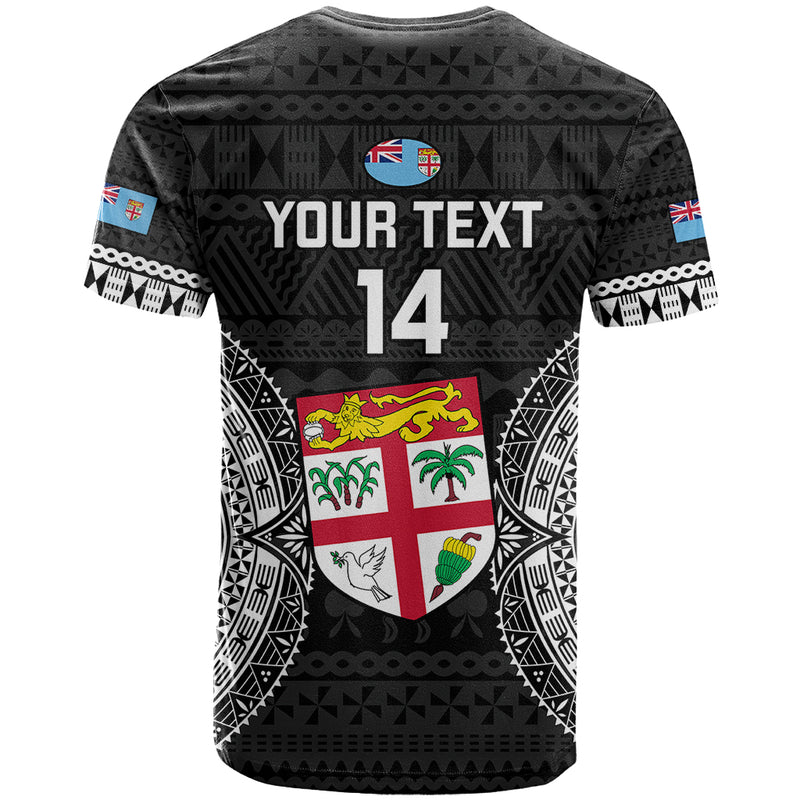 Fiji Rugby Kid Hoodie World Cup 2023 Fijian Tapa Pattern Blue Version LT05 main image 0