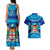 Personalised Fiji Couples Matching Tank Maxi Dress and Hawaiian Shirt Unique Fijian Tapa Pattern With Coat Of Arms LT14 - Polynesian Pride