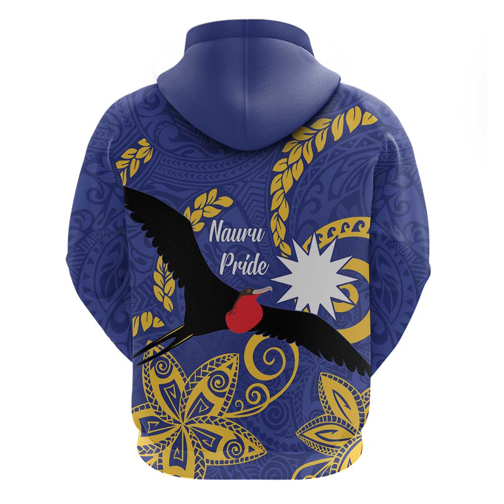 Nauru Angam Day Hoodie Naoero Frigate Bird Polynesian Pattern LT14 - Polynesian Pride