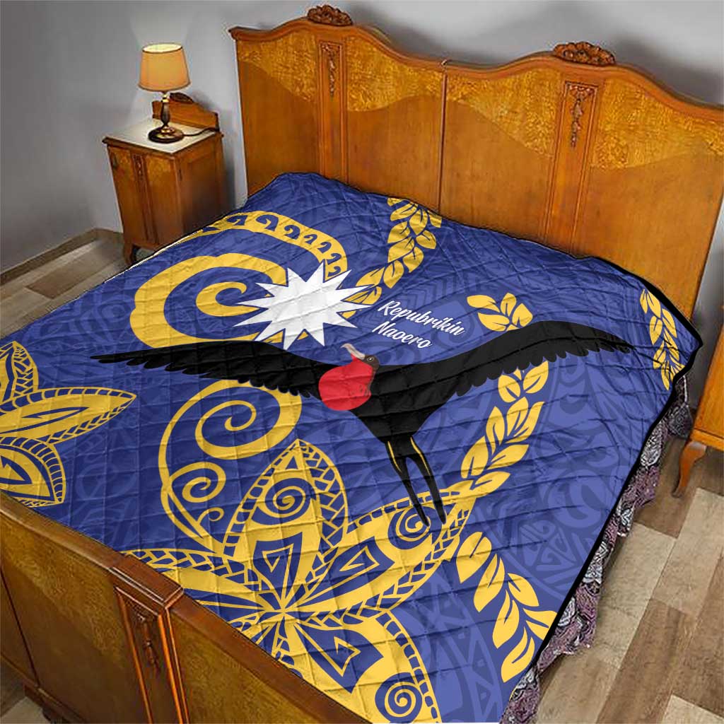 Nauru Angam Day Quilt Naoero Frigate Bird Polynesian Pattern