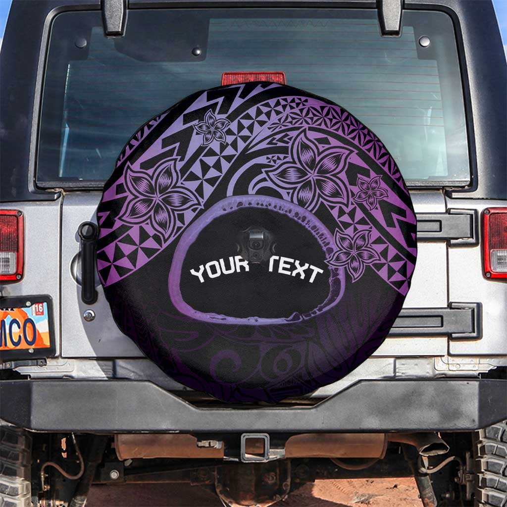 Personalised Pohnpei Nukuoro Micronesia Spare Tire Cover Polynesian Tattoo Curves Purple Version LT14 Purple - Polynesian Pride