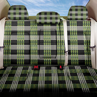 Aloha Hawaii Pakalana Pikake Lei Back Car Seat Cover Palaka Inspired Hawaiian-plaid Black