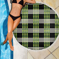 Aloha Hawaii Pakalana Pikake Lei Beach Blanket Palaka Inspired Hawaiian-plaid Black