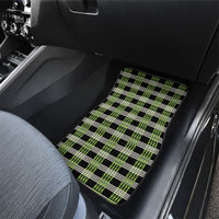 Aloha Hawaii Pakalana Pikake Lei Car Mats Palaka Inspired Hawaiian-plaid Black