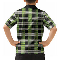Aloha Hawaii Pakalana Pikake Lei Hawaiian Shirt Palaka Inspired Hawaiian-plaid Black