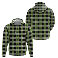 Aloha Hawaii Pakalana Pikake Lei Hoodie Palaka Inspired Hawaiian-plaid Black