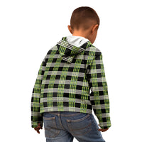 Aloha Hawaii Pakalana Pikake Lei Kid Hoodie Palaka Inspired Hawaiian-plaid Black