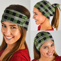 Aloha Hawaii Pakalana Pikake Lei Neck Gaiter Palaka Inspired Hawaiian-plaid Black
