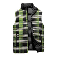 Aloha Hawaii Pakalana Pikake Lei Sleeveless Puffer Jacket Palaka Inspired Hawaiian-plaid Black
