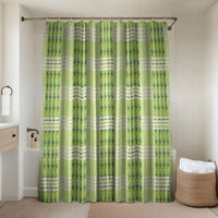 Aloha Hawaii Pakalana Pikake Lei Bathroom Set Palaka Inspired Hawaiian-plaid Pastel Green