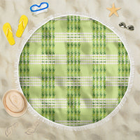 Aloha Hawaii Pakalana Pikake Lei Beach Blanket Palaka Inspired Hawaiian-plaid Pastel Green
