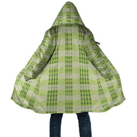Aloha Hawaii Pakalana Pikake Lei Cloak Palaka Inspired Hawaiian-plaid Pastel Green