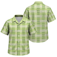 Aloha Hawaii Pakalana Pikake Lei Family Matching Mermaid Dress and Hawaiian Shirt Palaka Inspired Hawaiian-plaid Pastel Green