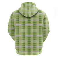 Aloha Hawaii Pakalana Pikake Lei Hoodie Palaka Inspired Hawaiian-plaid Pastel Green