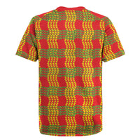 Aloha Hawaii Ilima Maile Lei Rugby Jersey Palaka Inspired Hawaiian-plaid Red