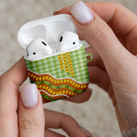 Hawaii Leis Palaka Motifs AirPods Case Pikake Pakalana Maile Ilima Kakau Style
