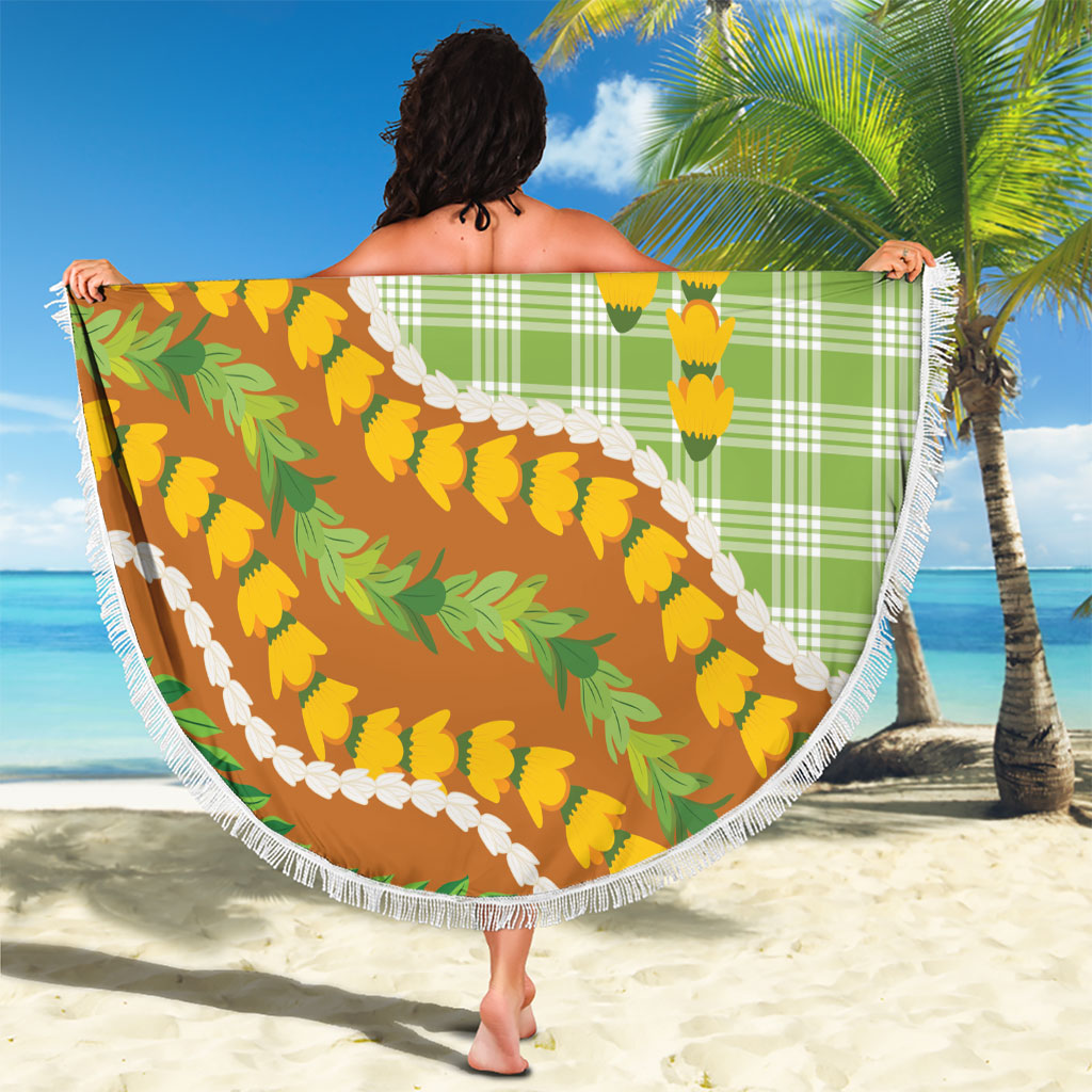 Hawaii Leis Palaka Motifs Beach Blanket Pikake Pakalana Maile Ilima Kakau Style