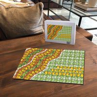Hawaii Leis Palaka Motifs Puzzle Pikake Pakalana Maile Ilima Kakau Style