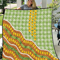 Hawaii Leis Palaka Motifs Quilt Pikake Pakalana Maile Ilima Kakau Style
