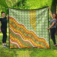 Hawaii Leis Palaka Motifs Quilt Pikake Pakalana Maile Ilima Kakau Style