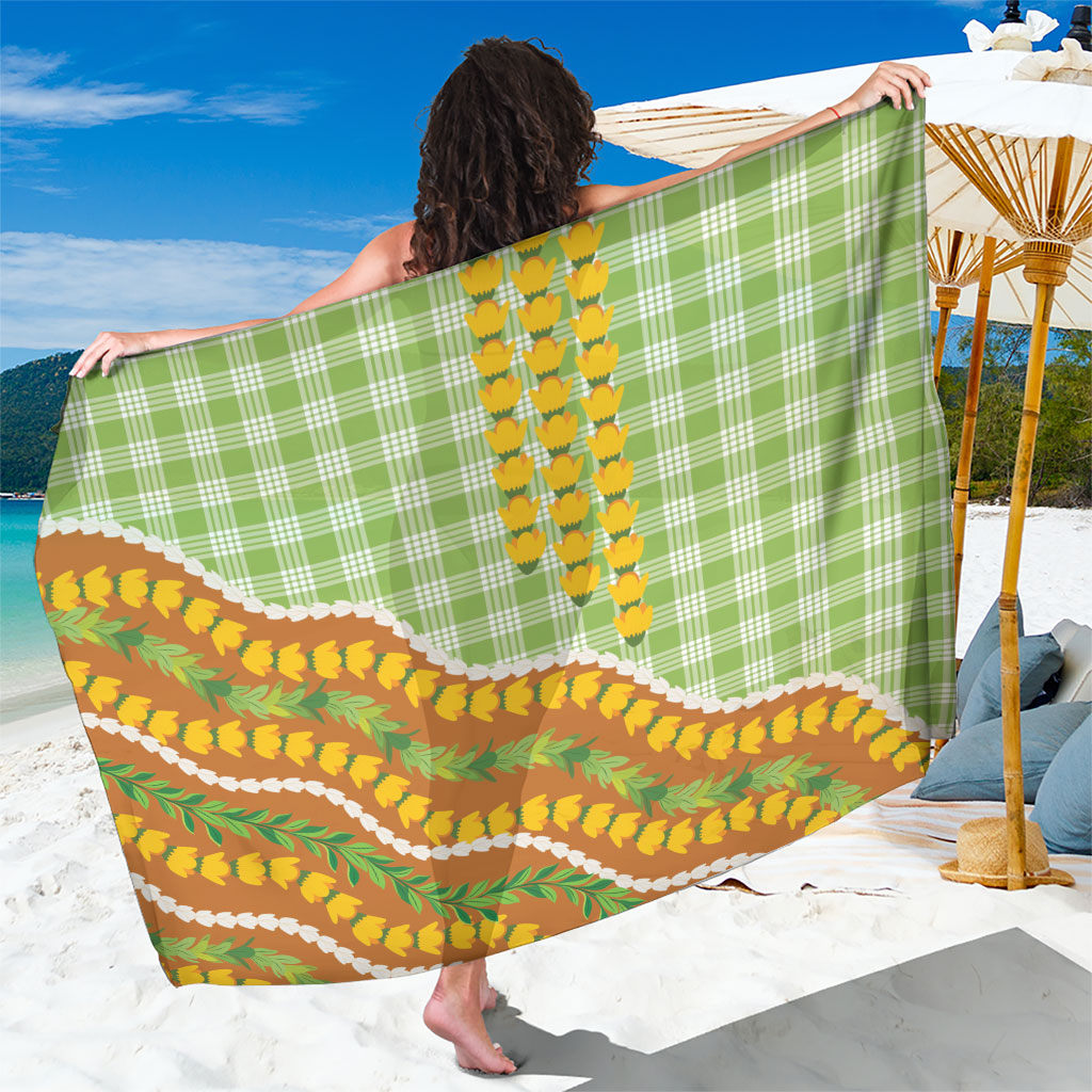 Hawaii Leis Palaka Motifs Sarong Pikake Pakalana Maile Ilima Kakau Style