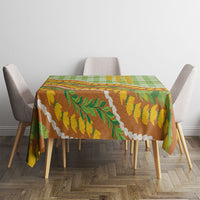 Hawaii Leis Palaka Motifs Tablecloth Pikake Pakalana Maile Ilima Kakau Style