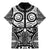 Marquesas Islands Family Matching Mermaid Dress and Hawaiian Shirt Marquesan Tattoo Black White Color - Polynesian Pride