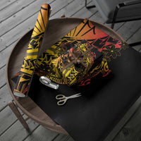 Gradient Marquesas Islands Wrapping Paper Marquesan Matatiki Hammerhead Shark Patutiki - Polynesian Pride