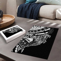 Black White Marquesas Islands Puzzle Marquesan Matatiki Hammerhead Shark Patutiki - Polynesian Pride