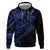 Blue Marquesas Islands Hoodie Marquesan Matatiki Hammerhead Shark Patutiki - Polynesian Pride