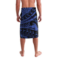 Blue Marquesas Islands Lavalava Marquesan Matatiki Hammerhead Shark Patutiki - Polynesian Pride