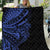 Blue Marquesas Islands Quilt Marquesan Matatiki Hammerhead Shark Patutiki - Polynesian Pride