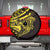 Yellow Marquesas Islands Spare Tire Cover Marquesan Matatiki Hammerhead Shark Patutiki - Polynesian Pride