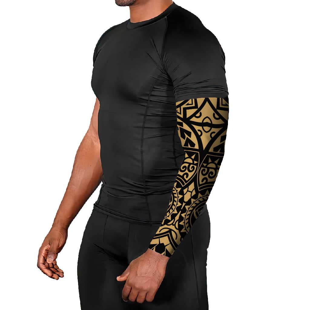 Austral Islands Arm Sleeves Tuhaa Pae Penu Stars Necklace Gold - Polynesian Pride